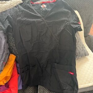 Dickies Black Top with Red Details